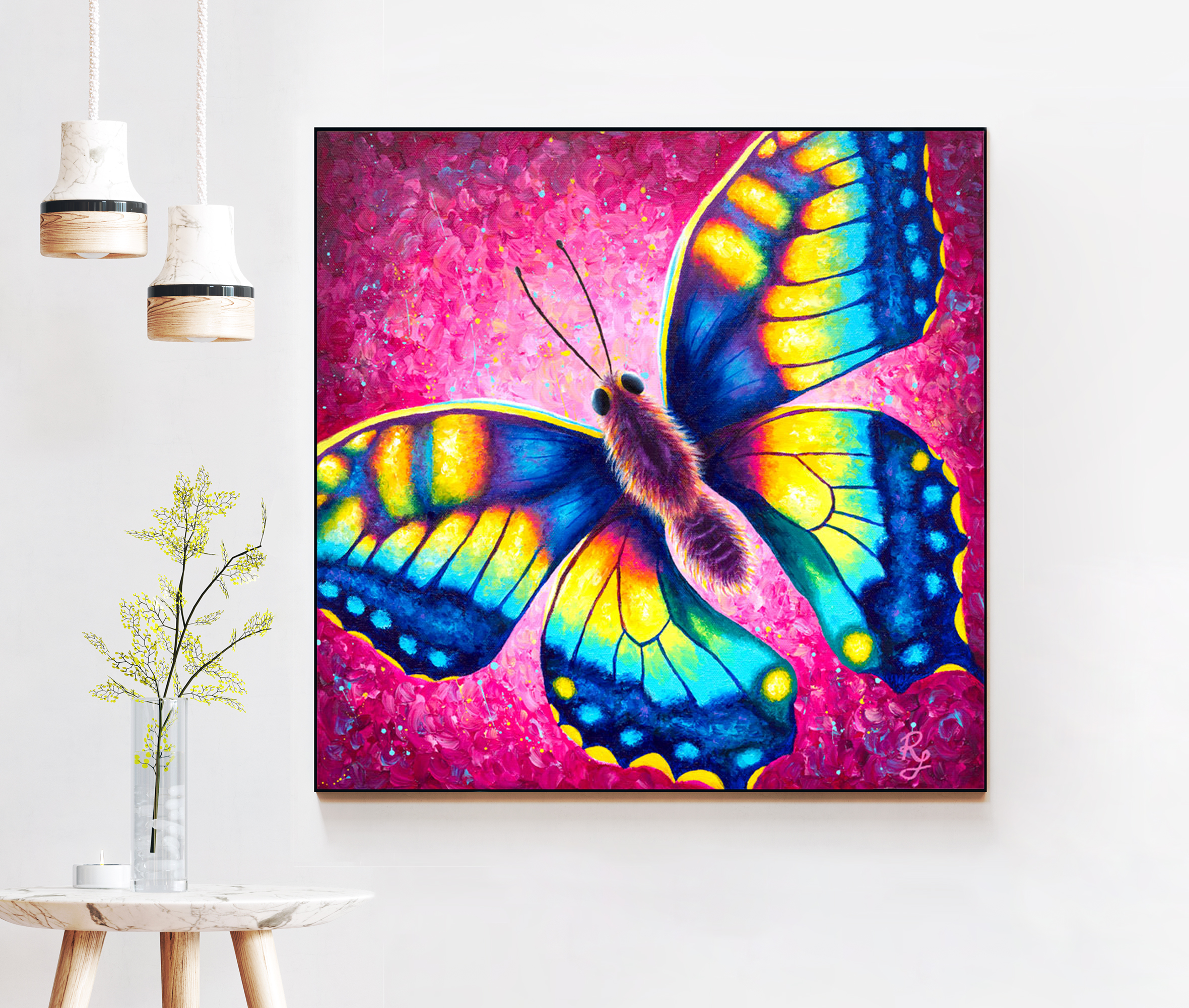 butterfly art pictures