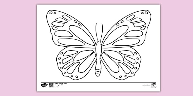 butterfly patterns to color