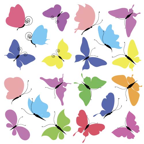 butterfly vector free download