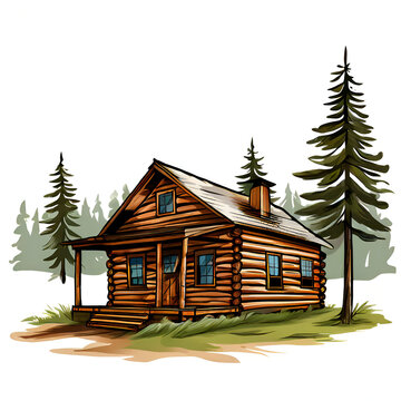 Cabin Clipart Images – Browse 8,180 Stock Photos, Vectors, and ...