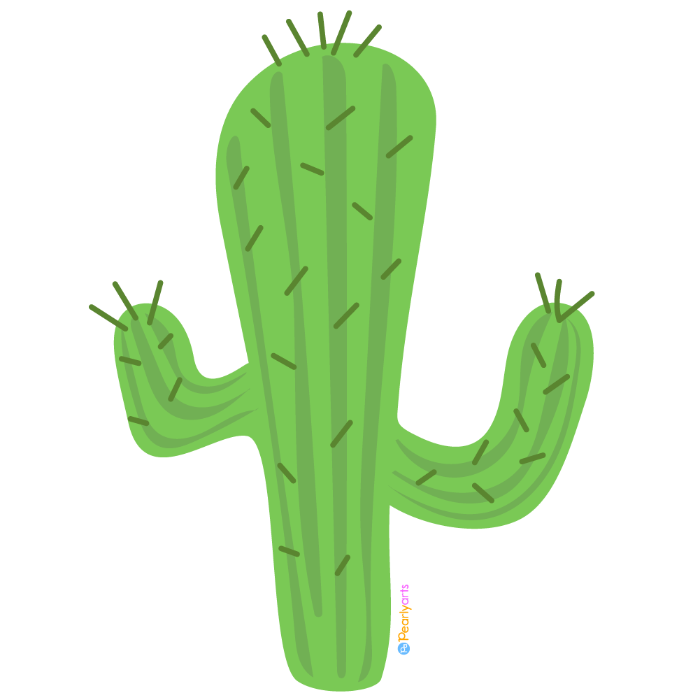 FREE Cactus Clipart ( Royalty-free, PNG file)| Pearly Arts