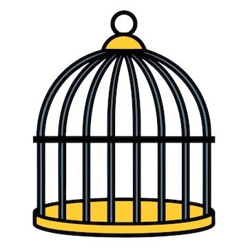 Cage clipart vector art and illustration | Premium AI-generated vector