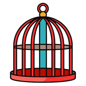 Cage clipart vector art and illustration | Premium AI-generated vector