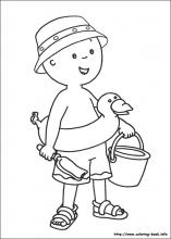 caillou pictures to color