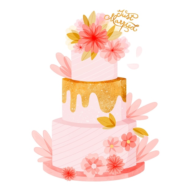 cake flowers cliparts