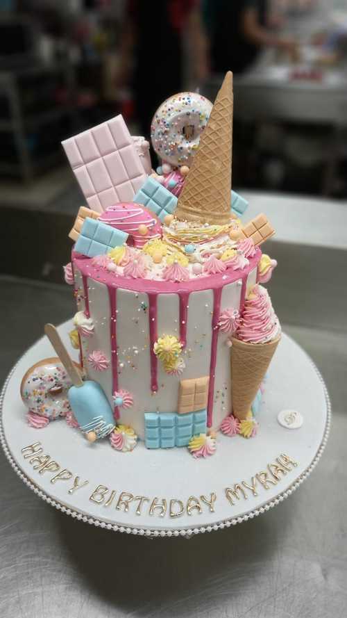 3D Girls Birthday Theme Cakes for Kids