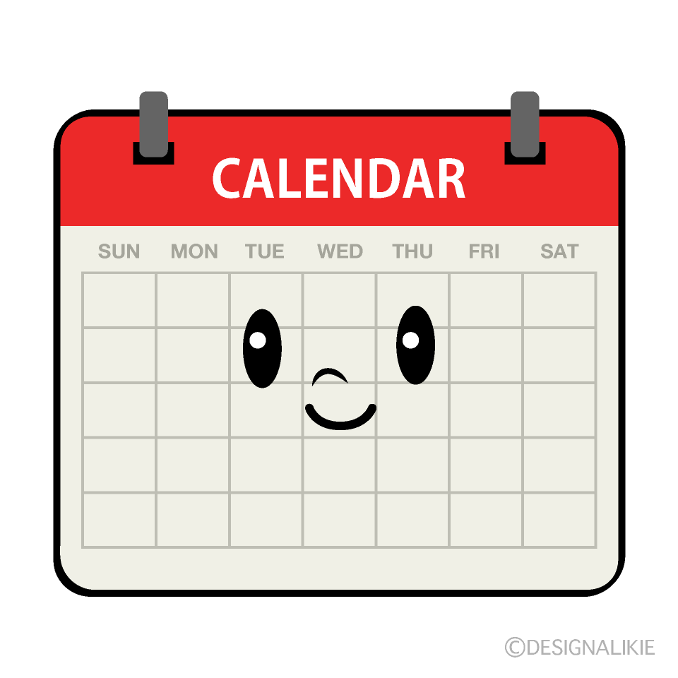 Cute Calendar Clipart - Free Download IllustCute