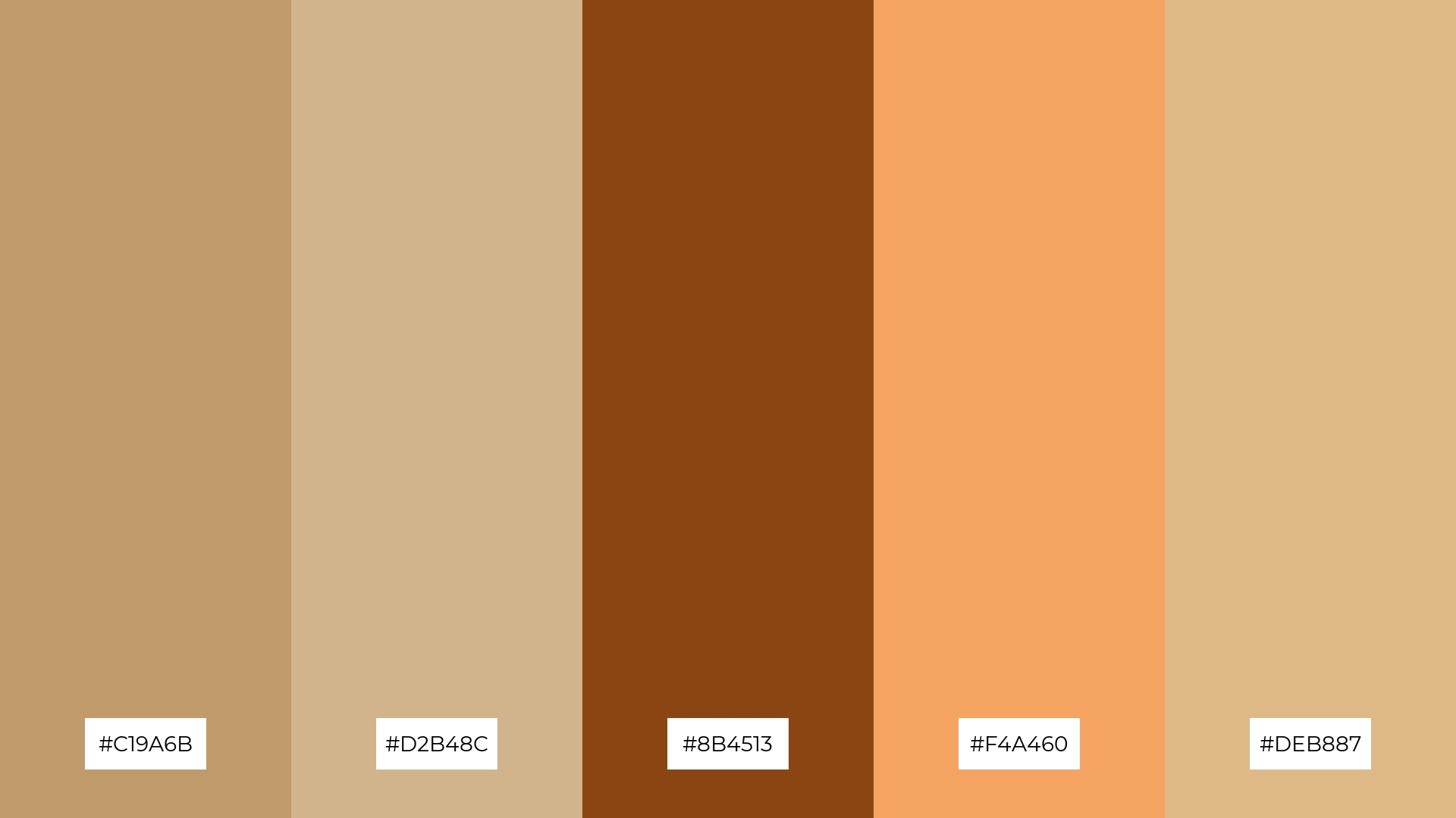The Best 15 Camel Color Palette Combinations