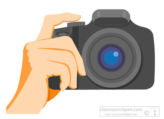 Camera Clipart - digital-slr-camera-in-hand-clipart-6227 ...