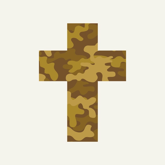 camouflage cross cliparts