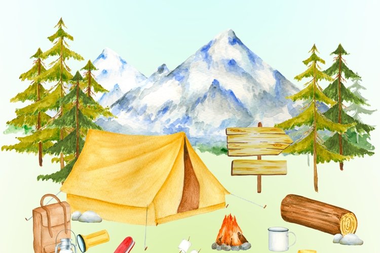 camping clipart