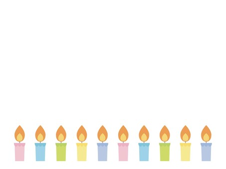 candle border cliparts