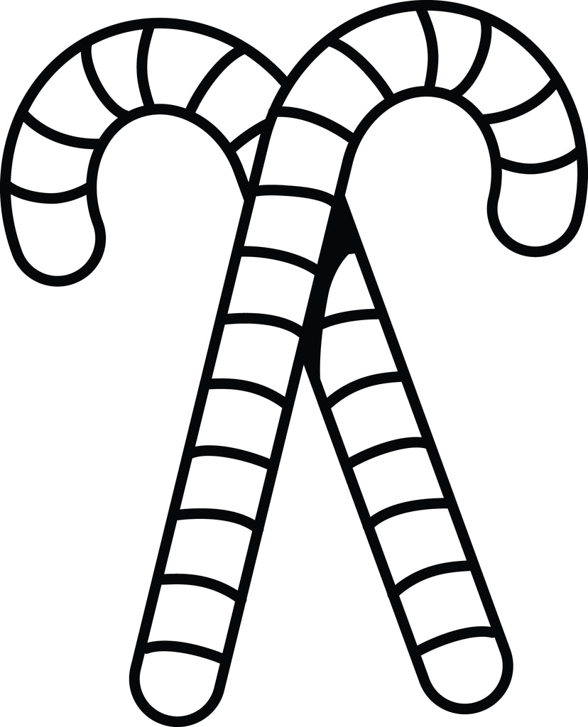 FREE Printable Candy Canes Coloring Page For Kids #1 – SupplyMe