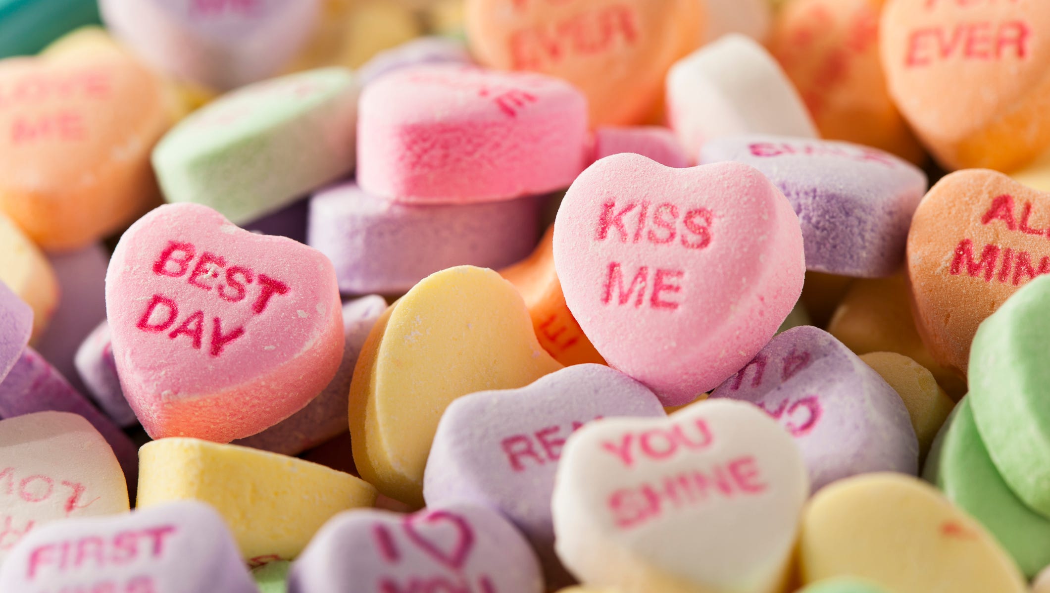 Valentines candy conversation hearts messages could say so much more