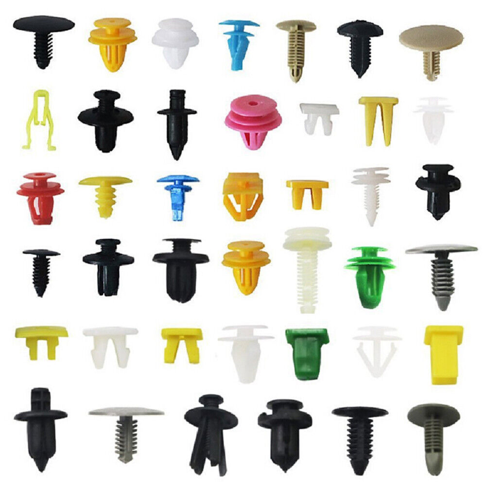 500Pc Mixed Auto Car Fastener Clip Bumper Fender Trim Plastic Rivet Door YH