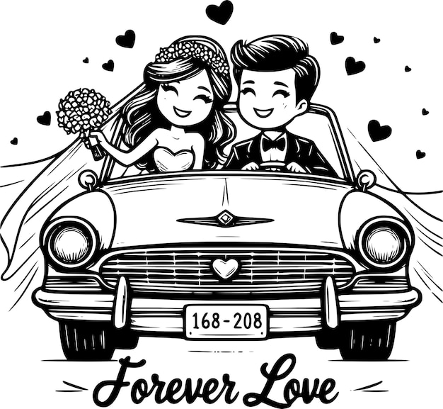 car couple cliparts