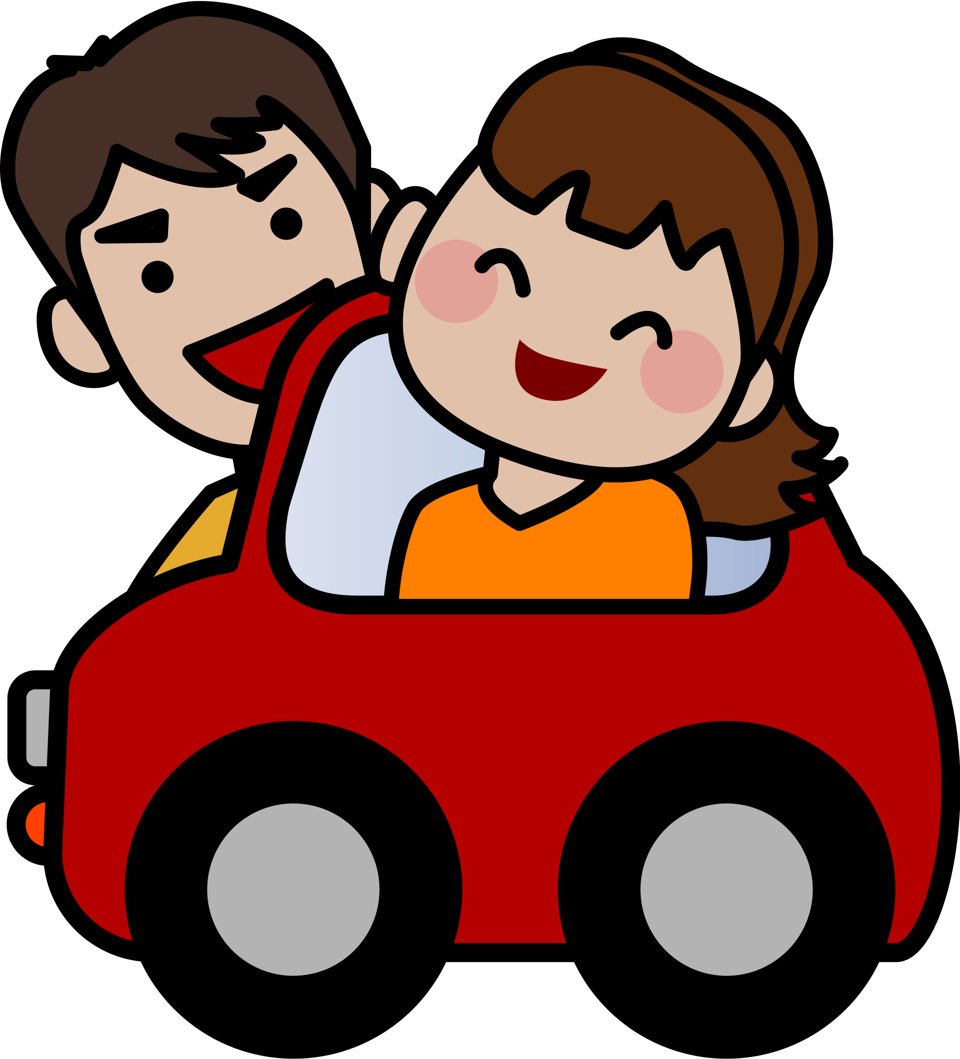 car couple cliparts