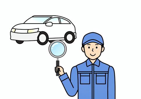 car inspection cliparts