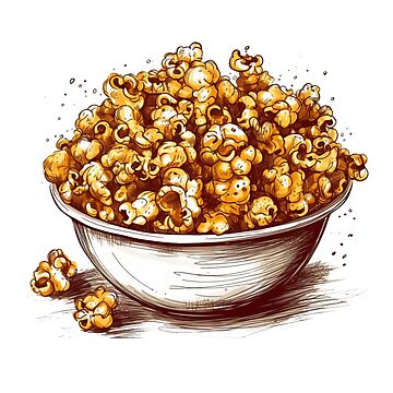 caramel corn cliparts