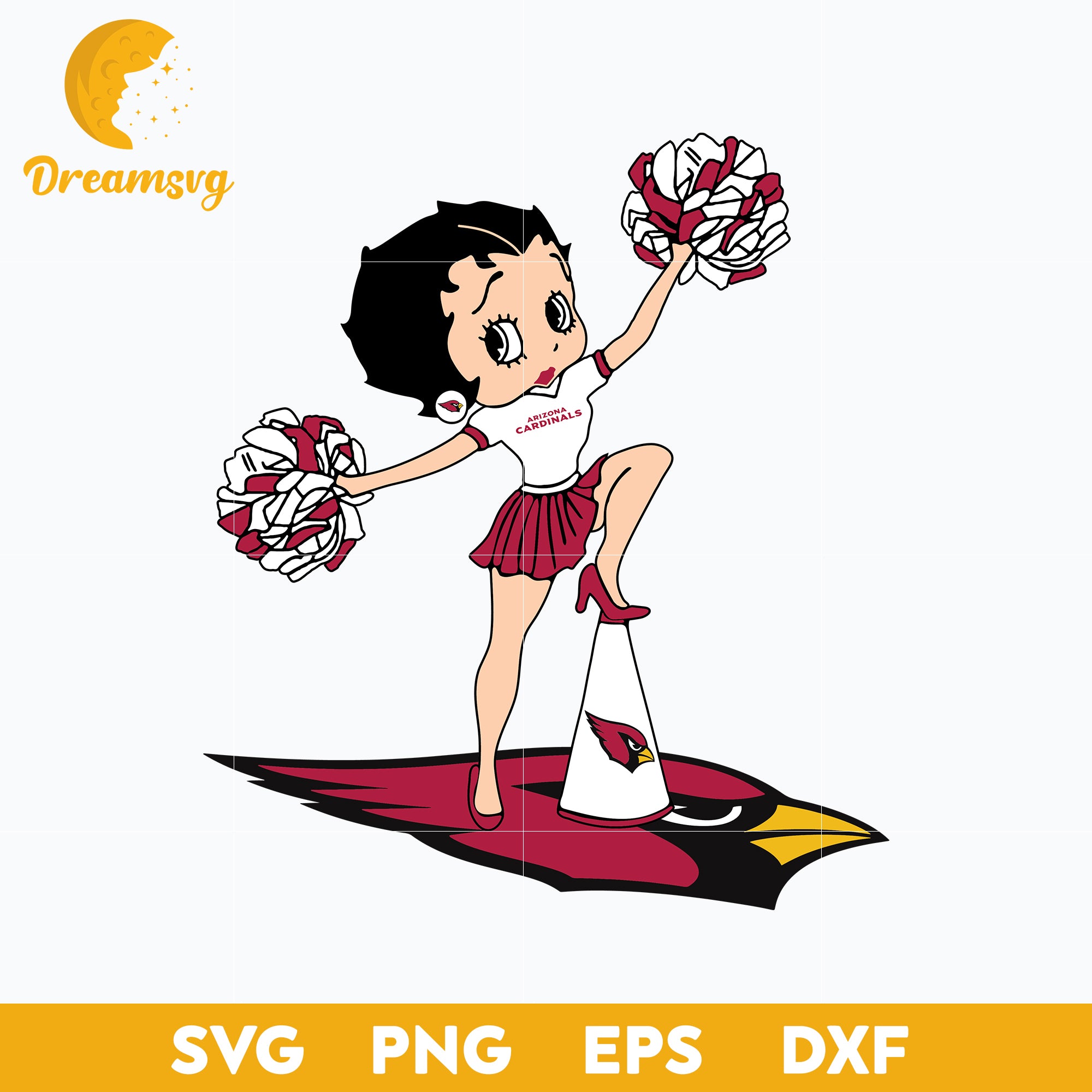 cardinal cheerleader cliparts