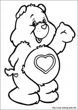 care bears printable coloring pages