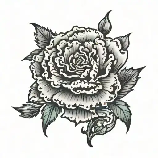 6,917+ Carnation Tattoo Ideas in 2024 - BlackInk AI