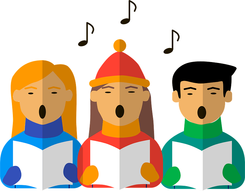 Christmas carolers - Free vector clipart images on clipart library.com