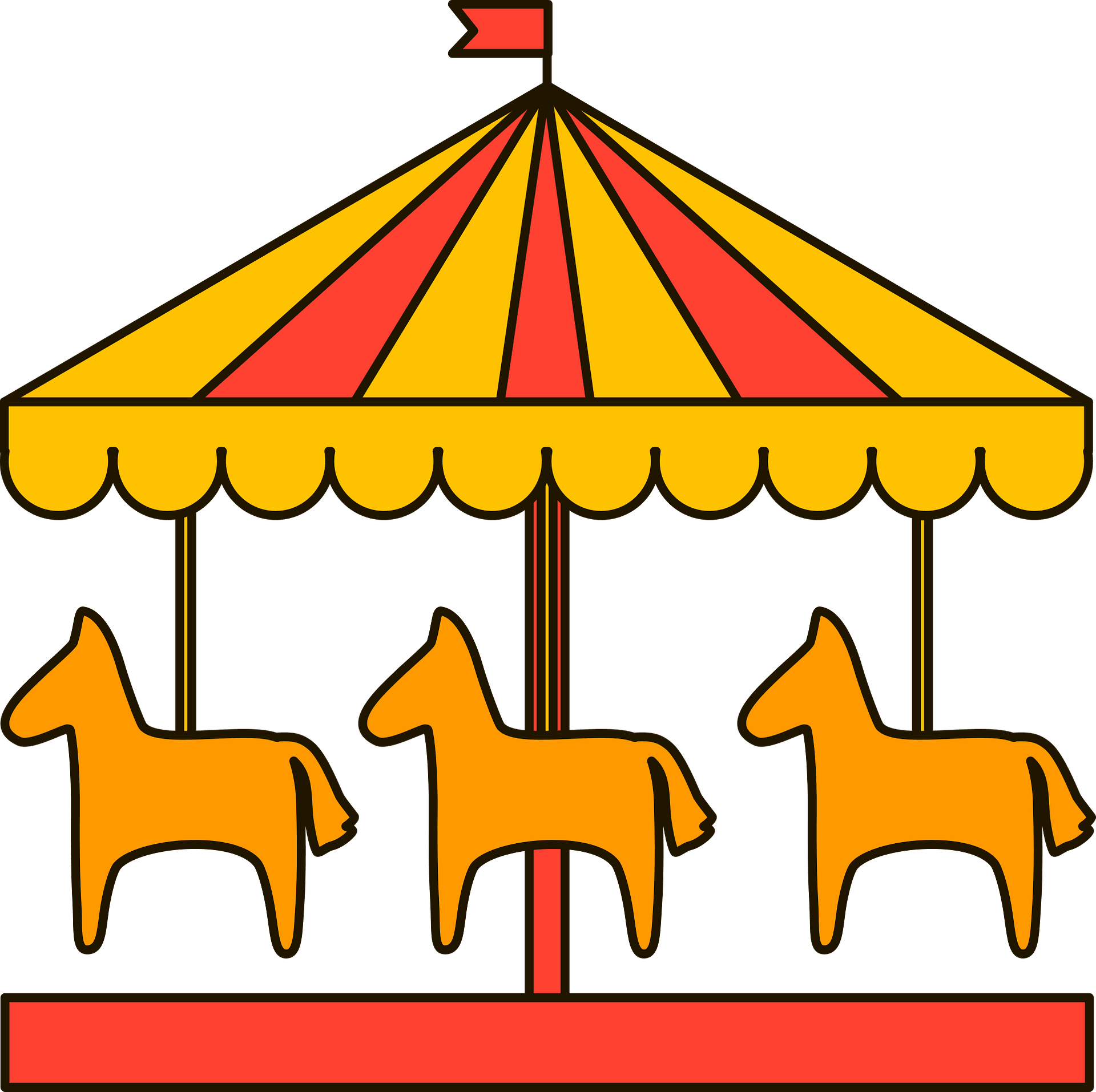 Carousel - Free vector clipart images on clipart library.com