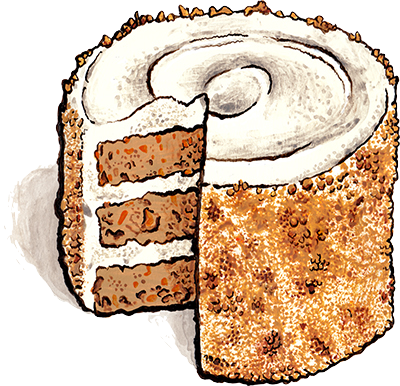 carrot cake cliparts 2024