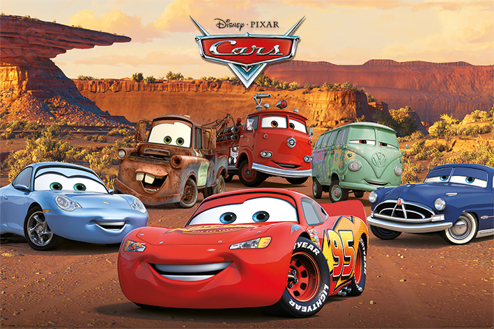 Plakat Cars - Characters | Poster an der Wand | 3+1 GRATIS | Europosters