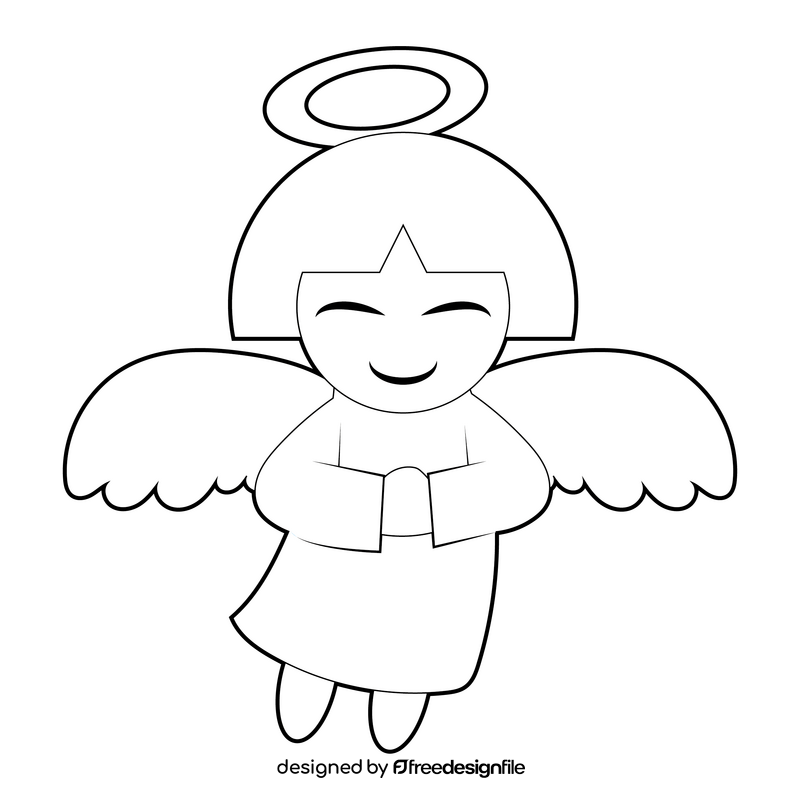 cartoon angel clipart