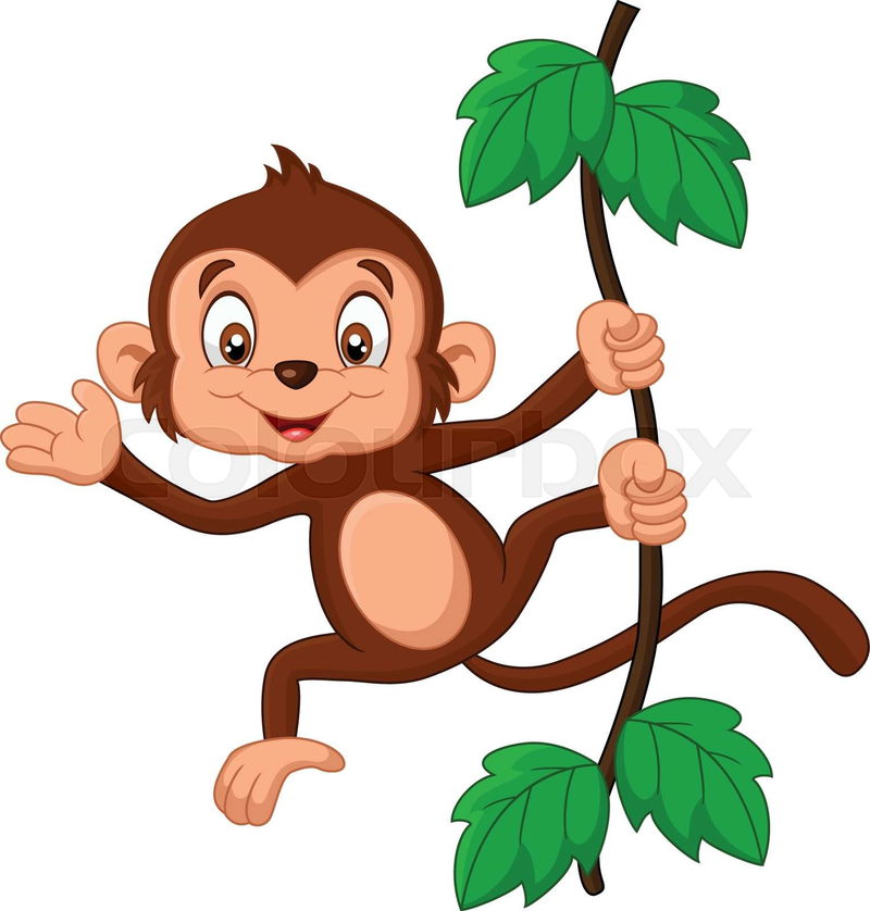 cartoon baby monkey images