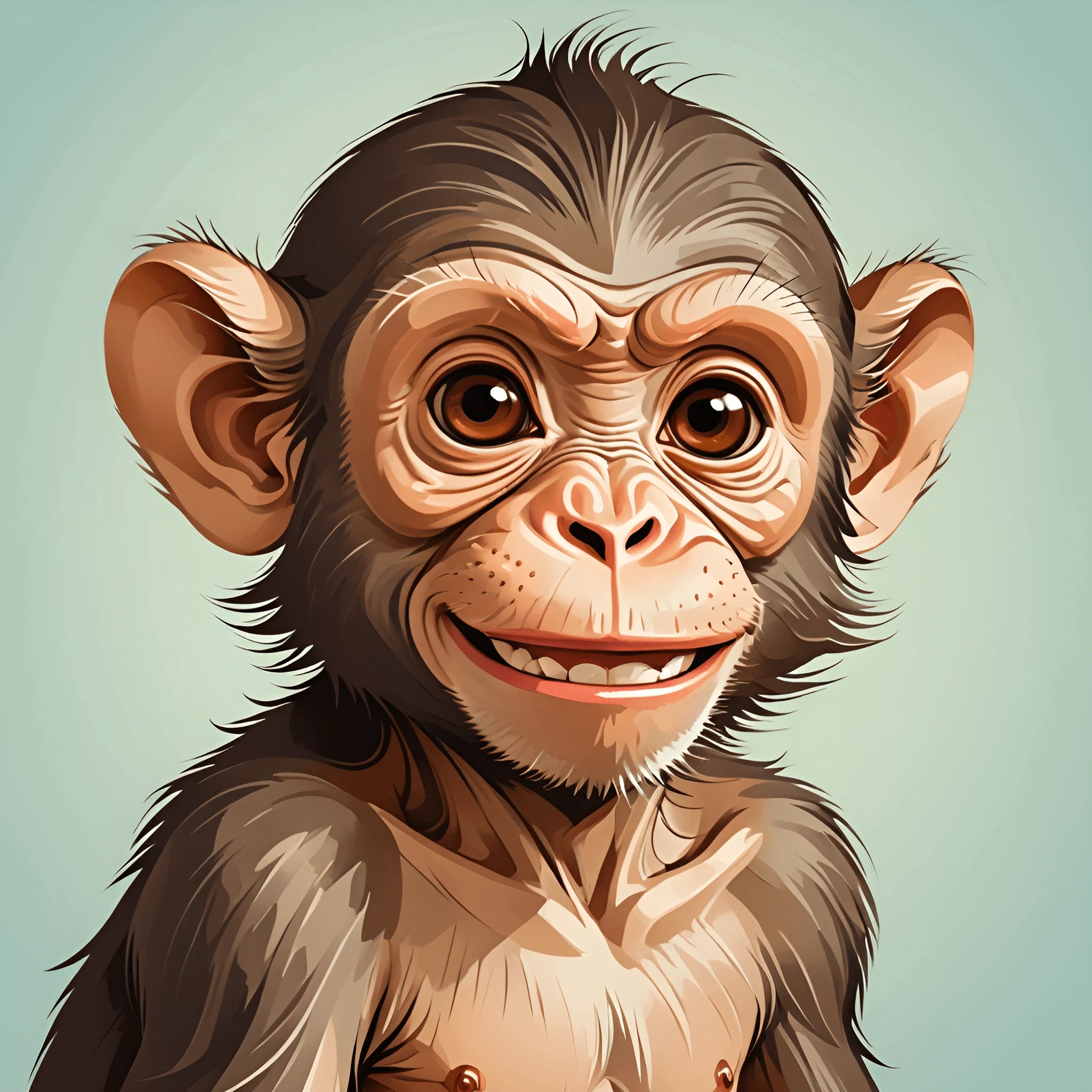 cartoon baby monkey pictures