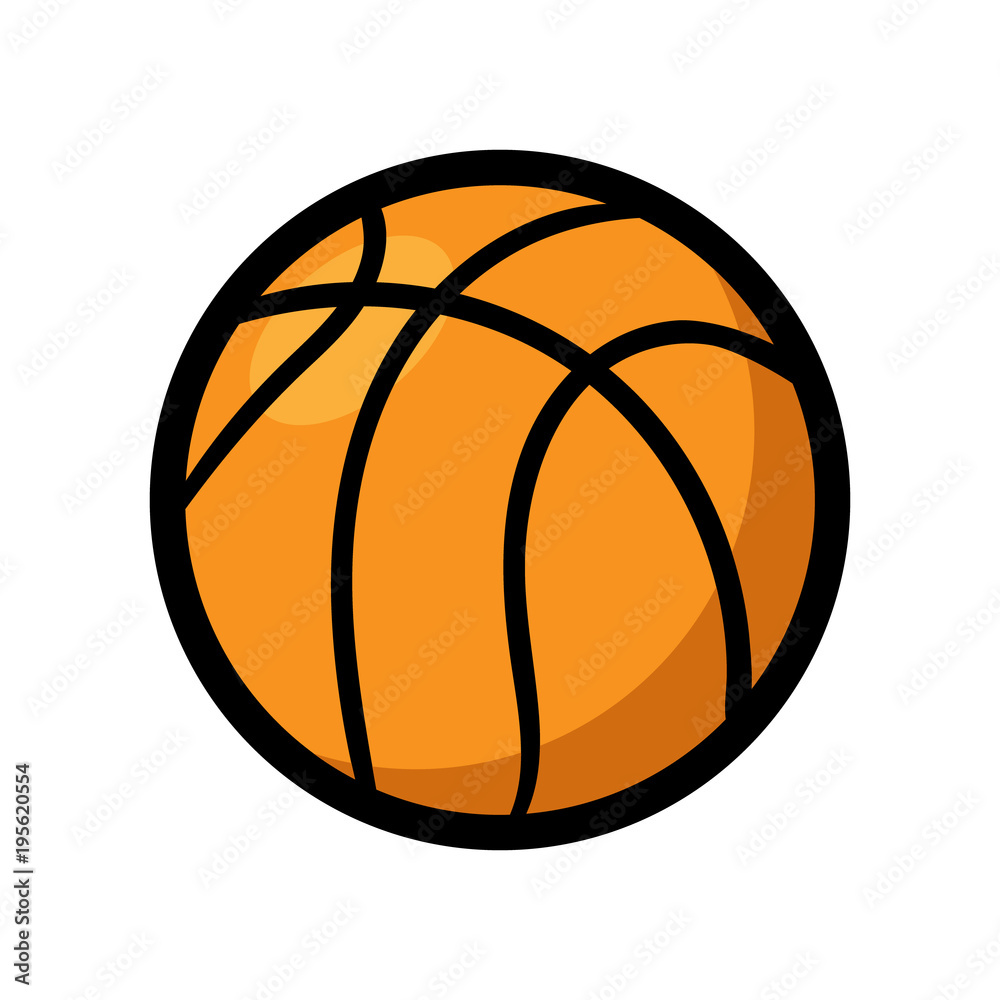 cartoon basketballs