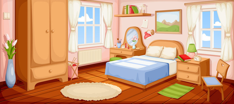 Bedroom Cartoon Images – Browse 91,274 Stock Photos, Vectors, and ...