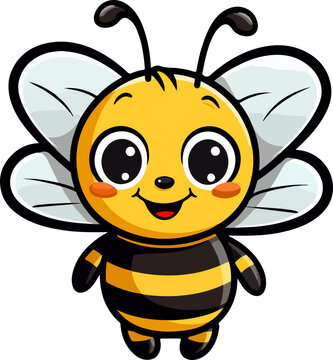 cartoon bee clipart