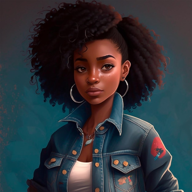 cartoon black women