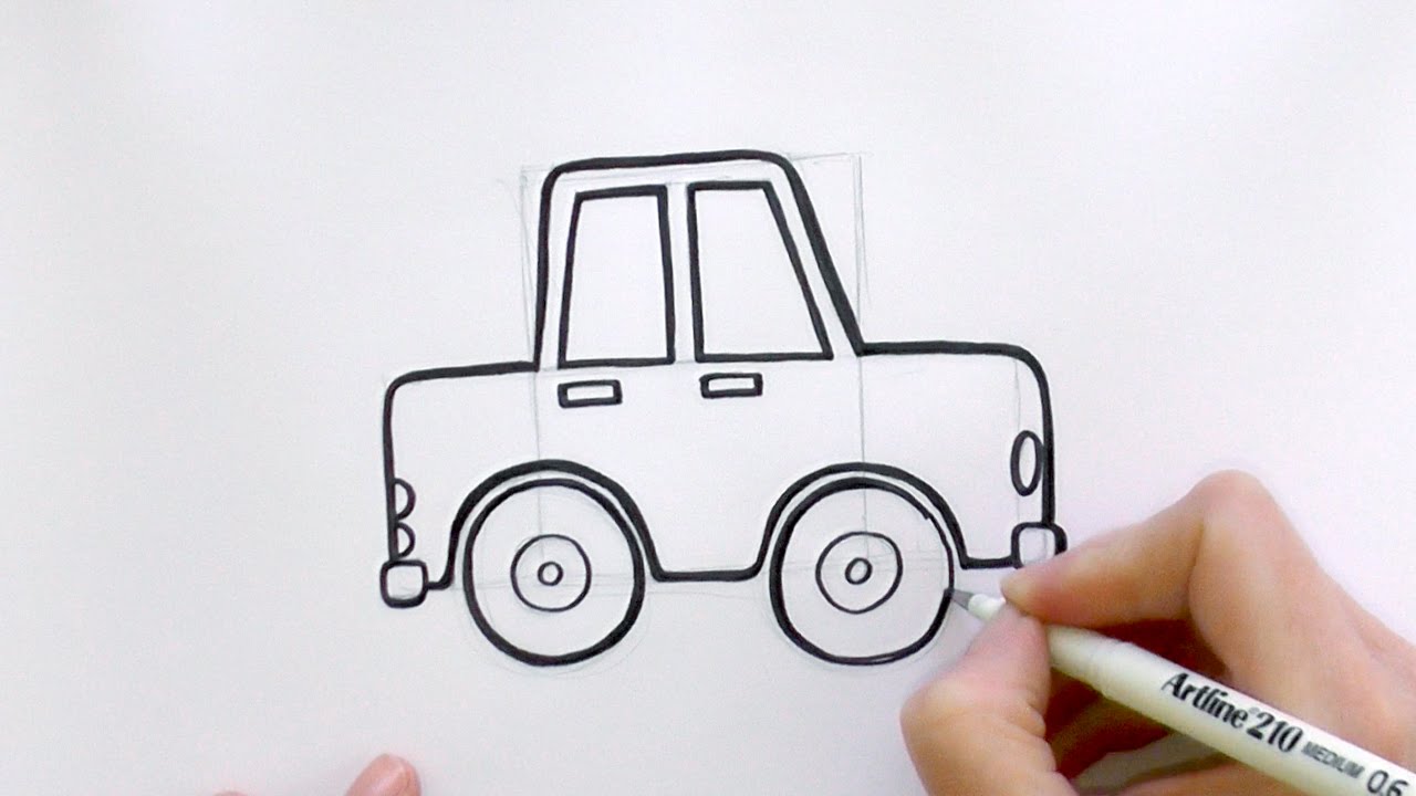 cartoon car drawing