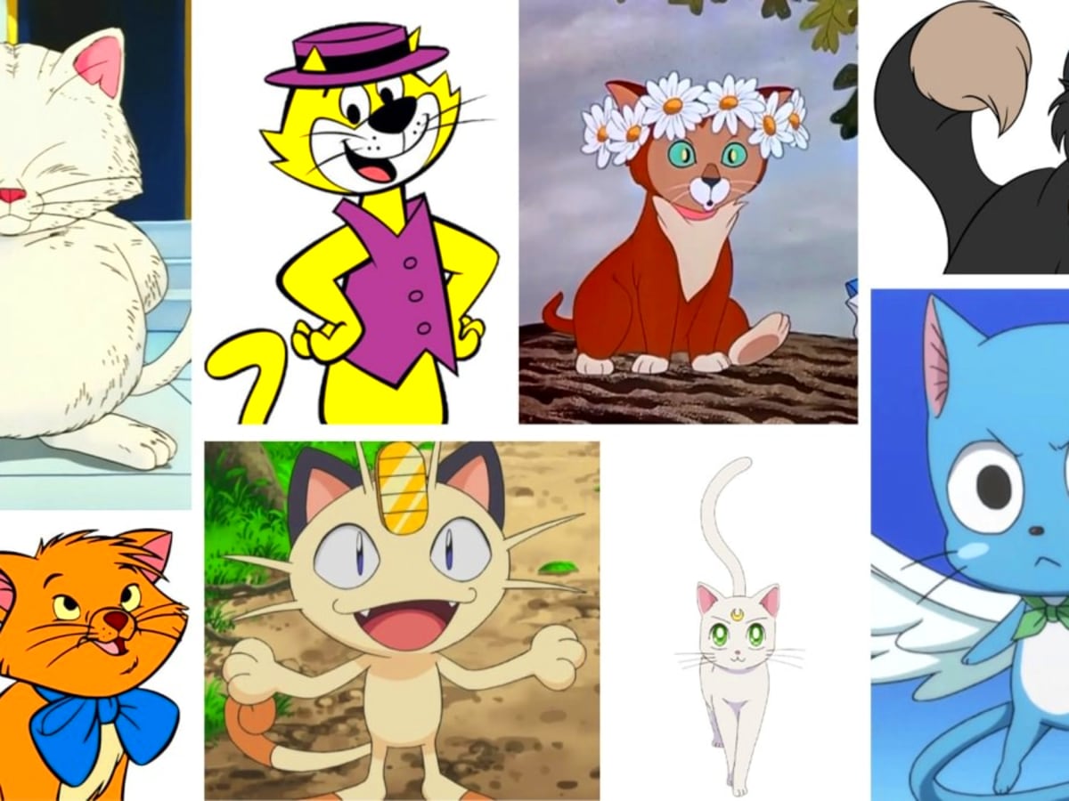 Playful And Adorable Cartoon Cats