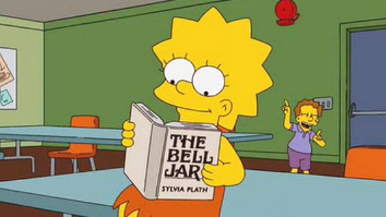 cartoon characters reading a book
