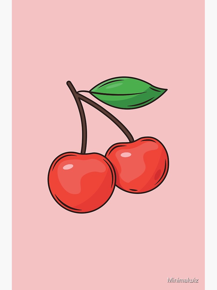 Cherry Cartoon Clipart Hd PNG, Cherry Cartoon, Cherry, Red Cherry ...
