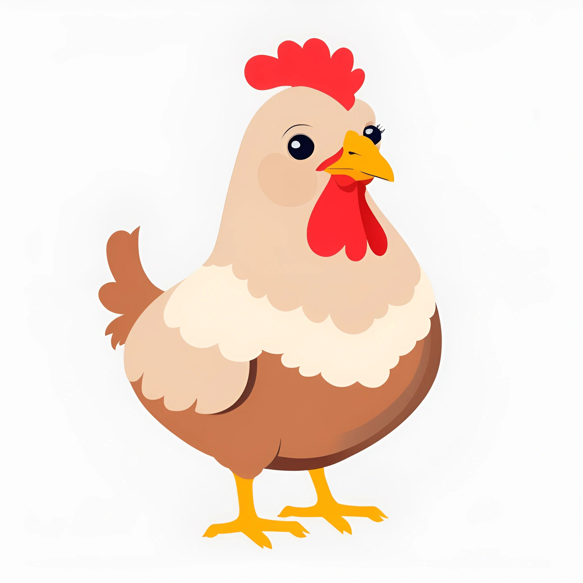Chicken cartoon Royalty Free Vector Image - VectorStock