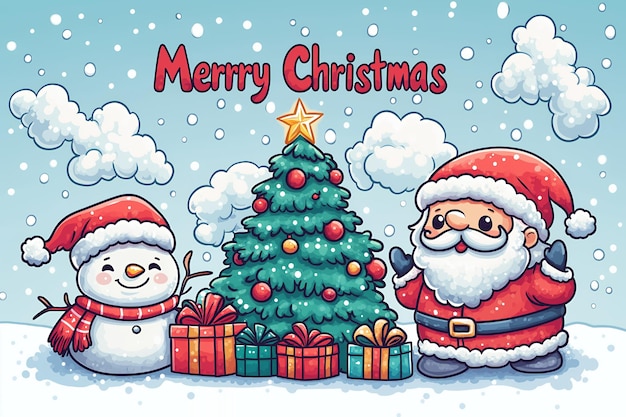 cartoon christmas pics