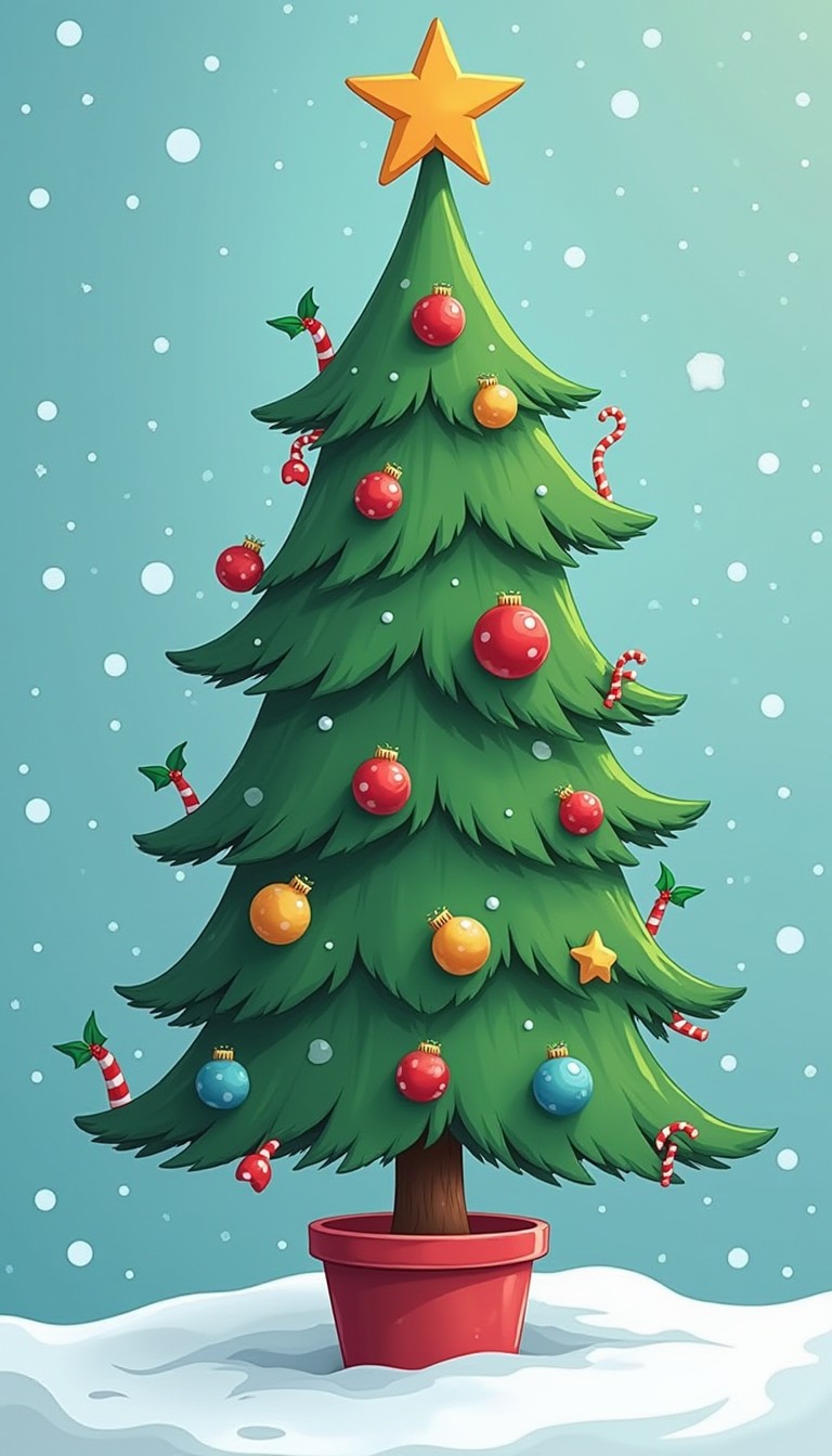 cartoon christmas pictures
