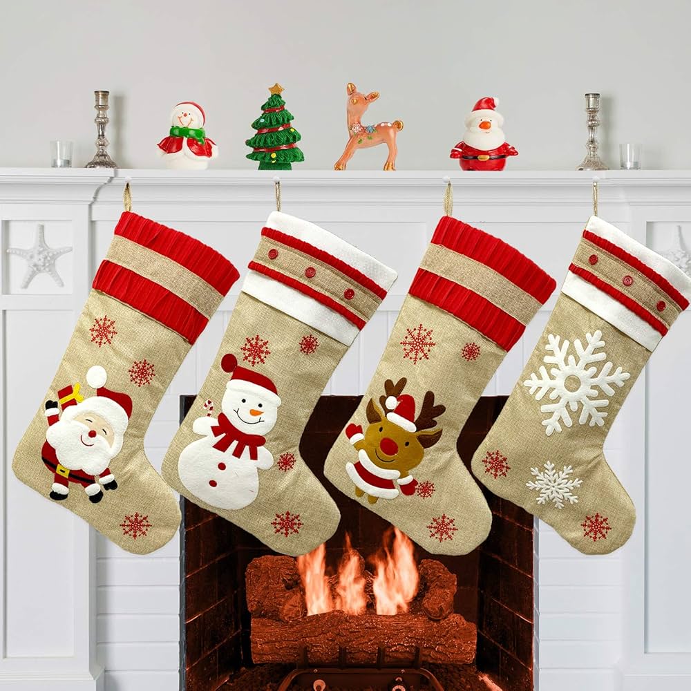 cartoon christmas stocking