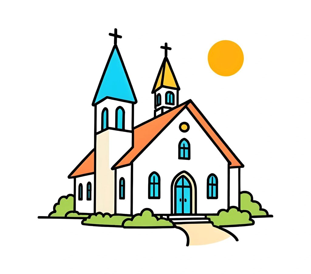 cartoon church pictures