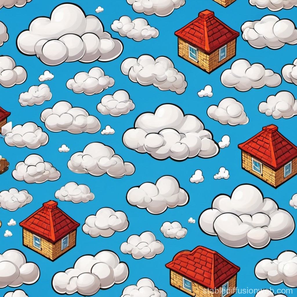 cartoon clouds cliparts 2024
