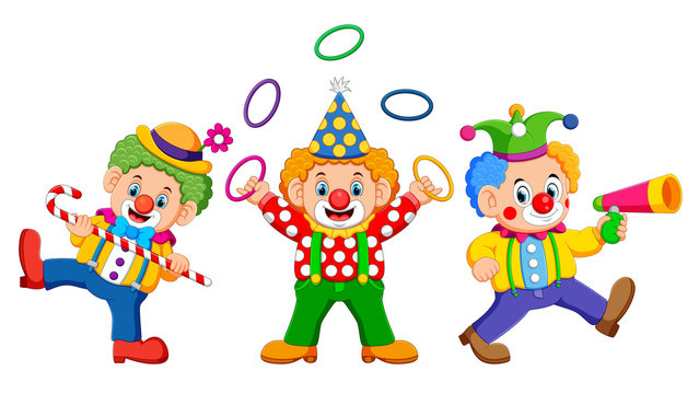 cartoon clowns pictures