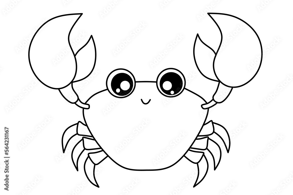 cartoon crab
