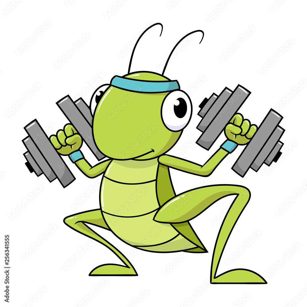 cartoon cricket